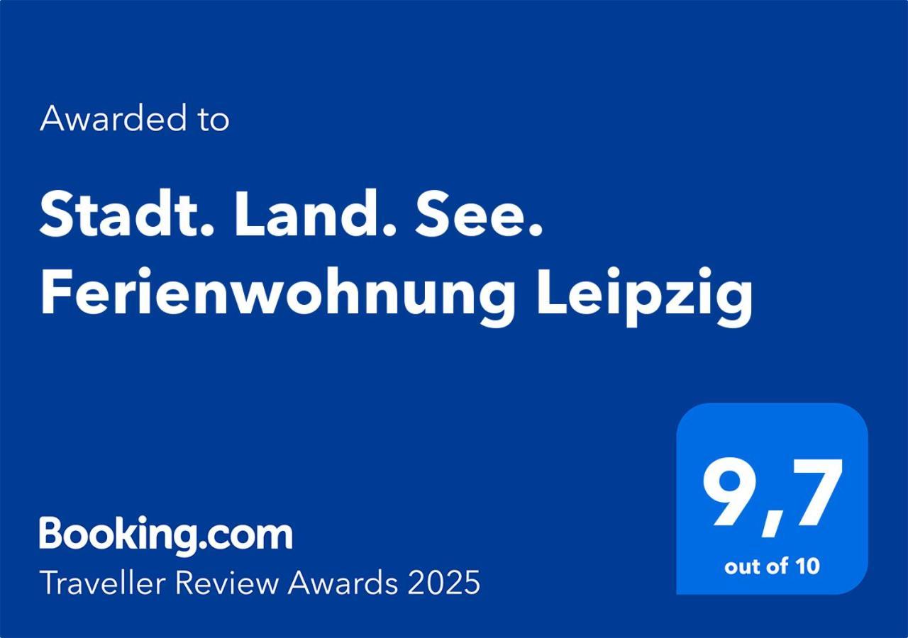 Stadt. Land. See. Ferienwohnung ไลป์ซิก ภายนอก รูปภาพ